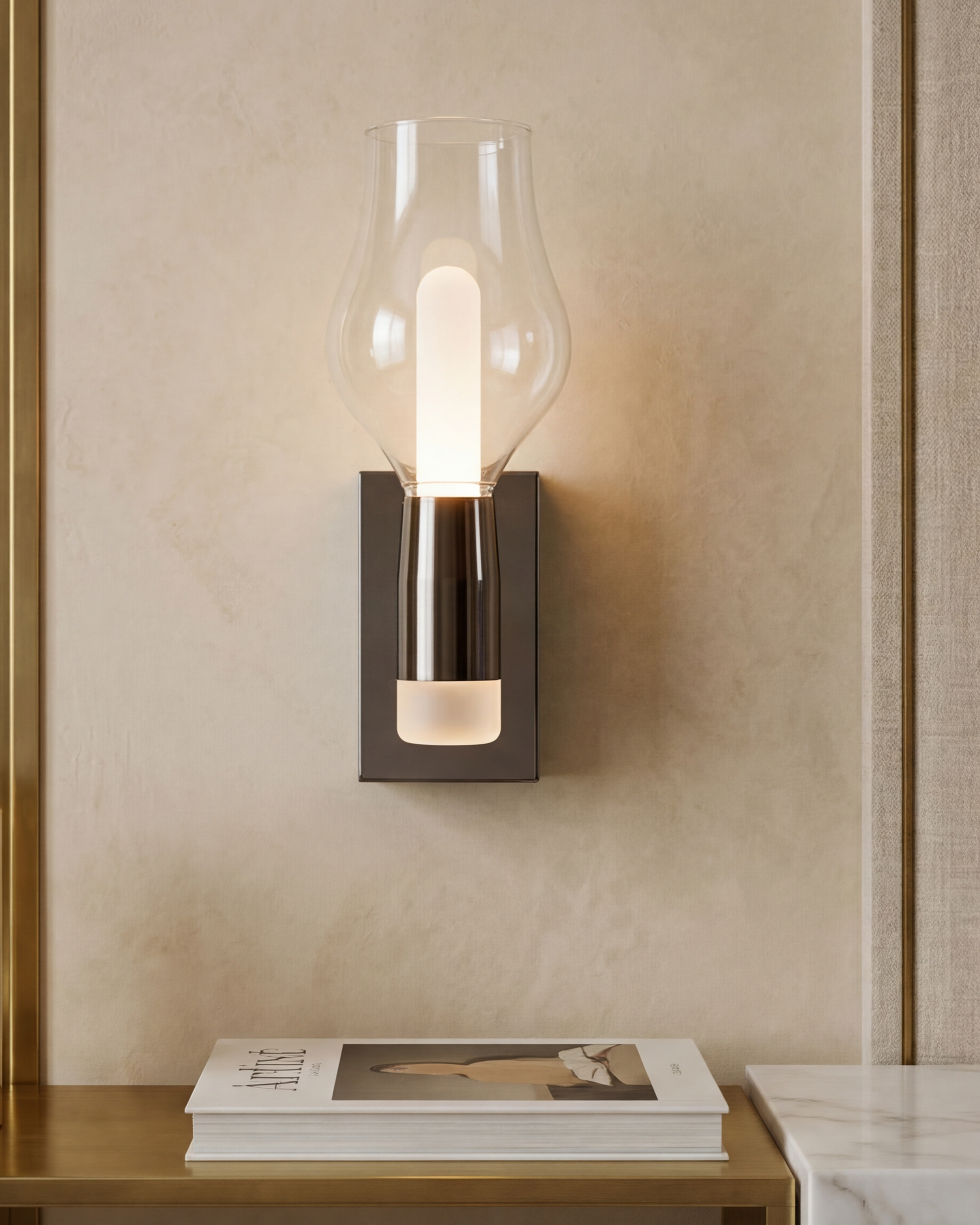 Vintage Flame Glow Wall Light 