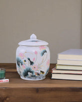 Lotus Leaf Ginger Jar 