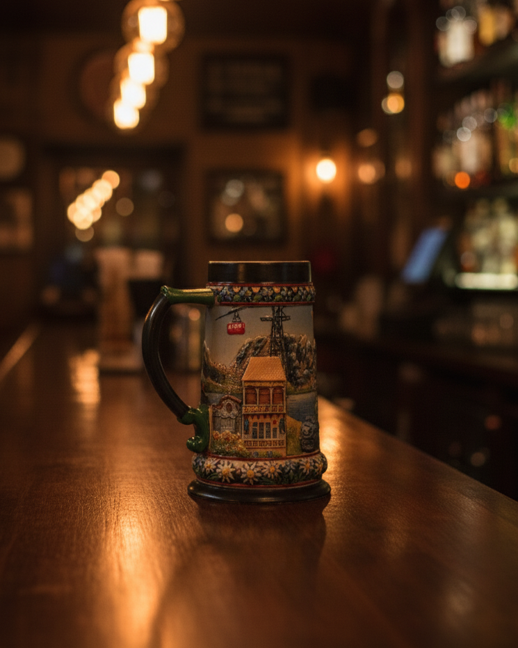 Tyrol Alpine Vintage Stein Beer Mug 