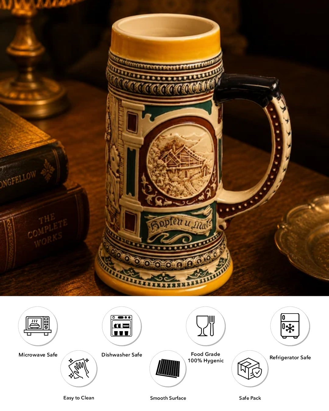 Vintage Bavarian - Stein Beer Mug 