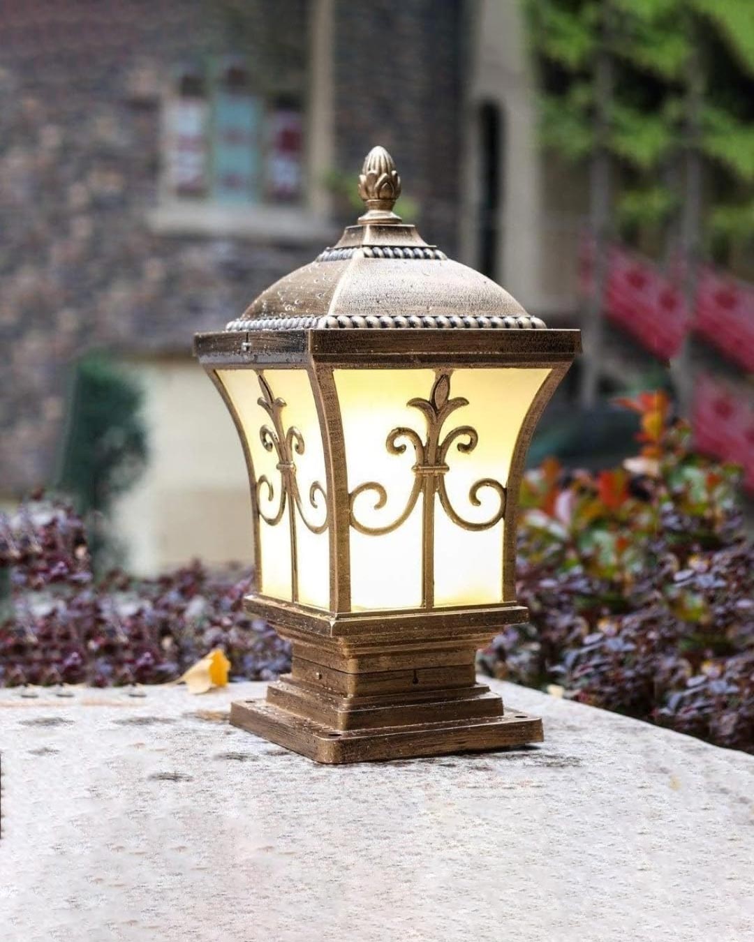 Victoria Garden Column Lamp - The Decor Kart 