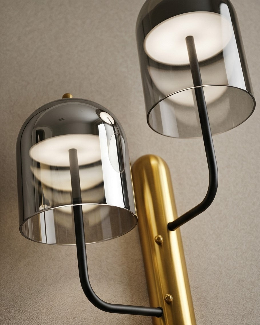 Eclipse Luxe Wall Light - Smoky 