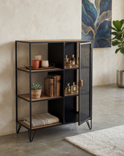 Obsidian Nest Display Cabinet