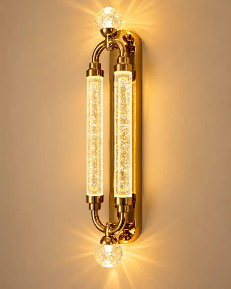 Celestique Double Beam LED Wall Light - Gold