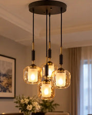 Celestia Four Globe Pendant Light