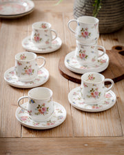 Wildflower Symphony Tea Cup With Saucer