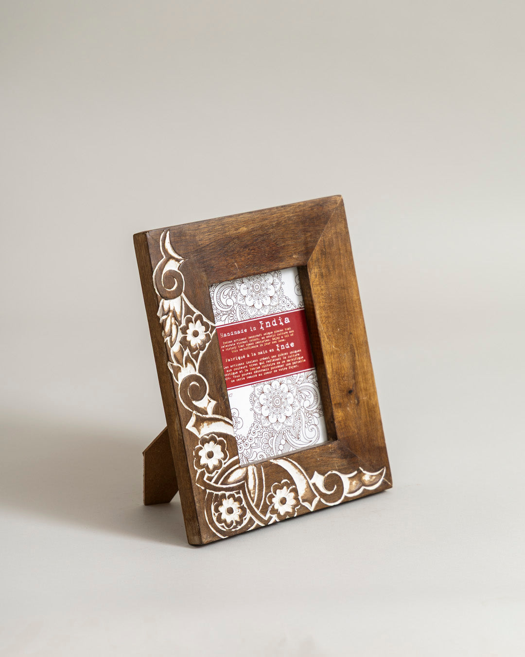 Floral Corner Handcrafted Photo Frame 