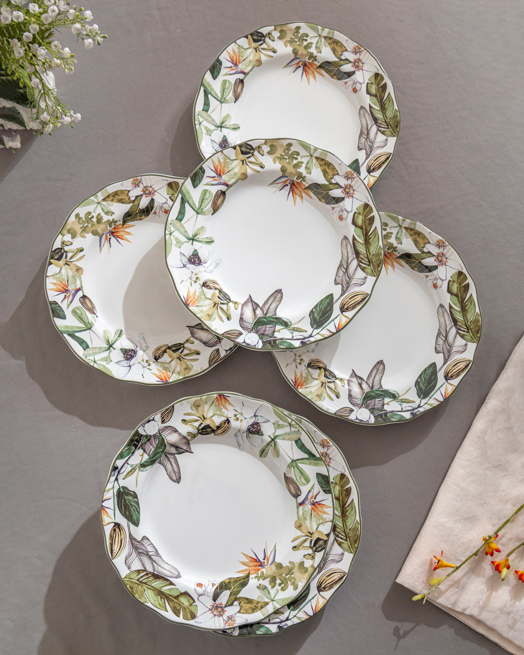 Tropical Garden Dinner Plate 