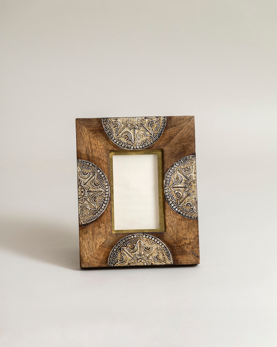 Ethnic Medallion Wooden Photo Frame 