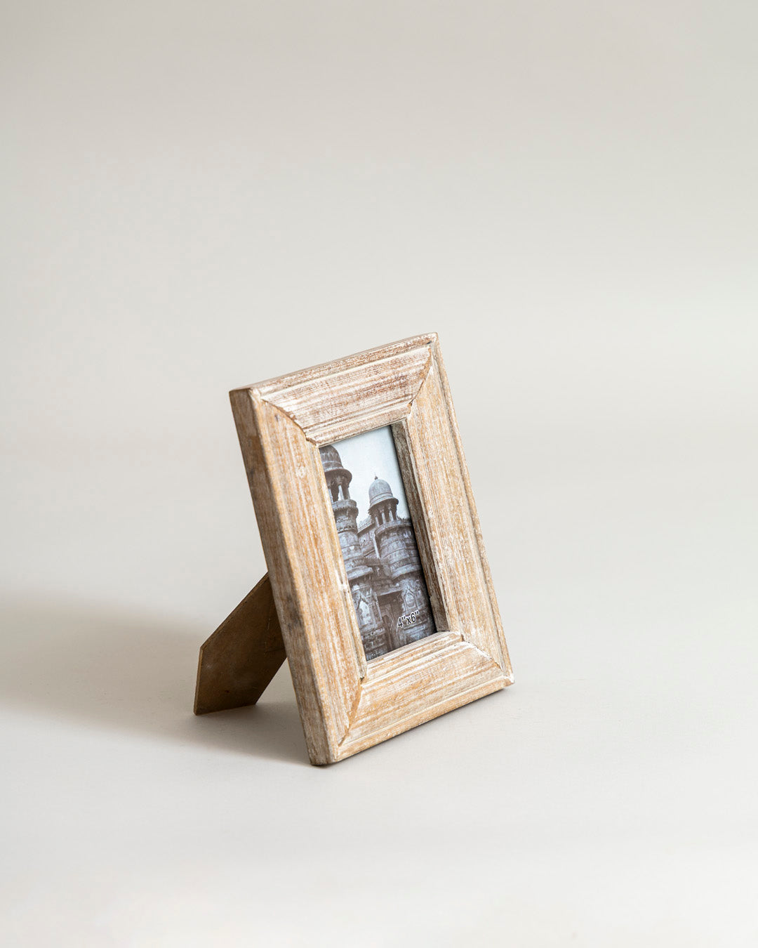 Rustic Whitewashed Wood Photo Frame 
