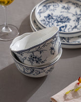 Blue Chinoiserie Blossom Bowl - Set Of 2 