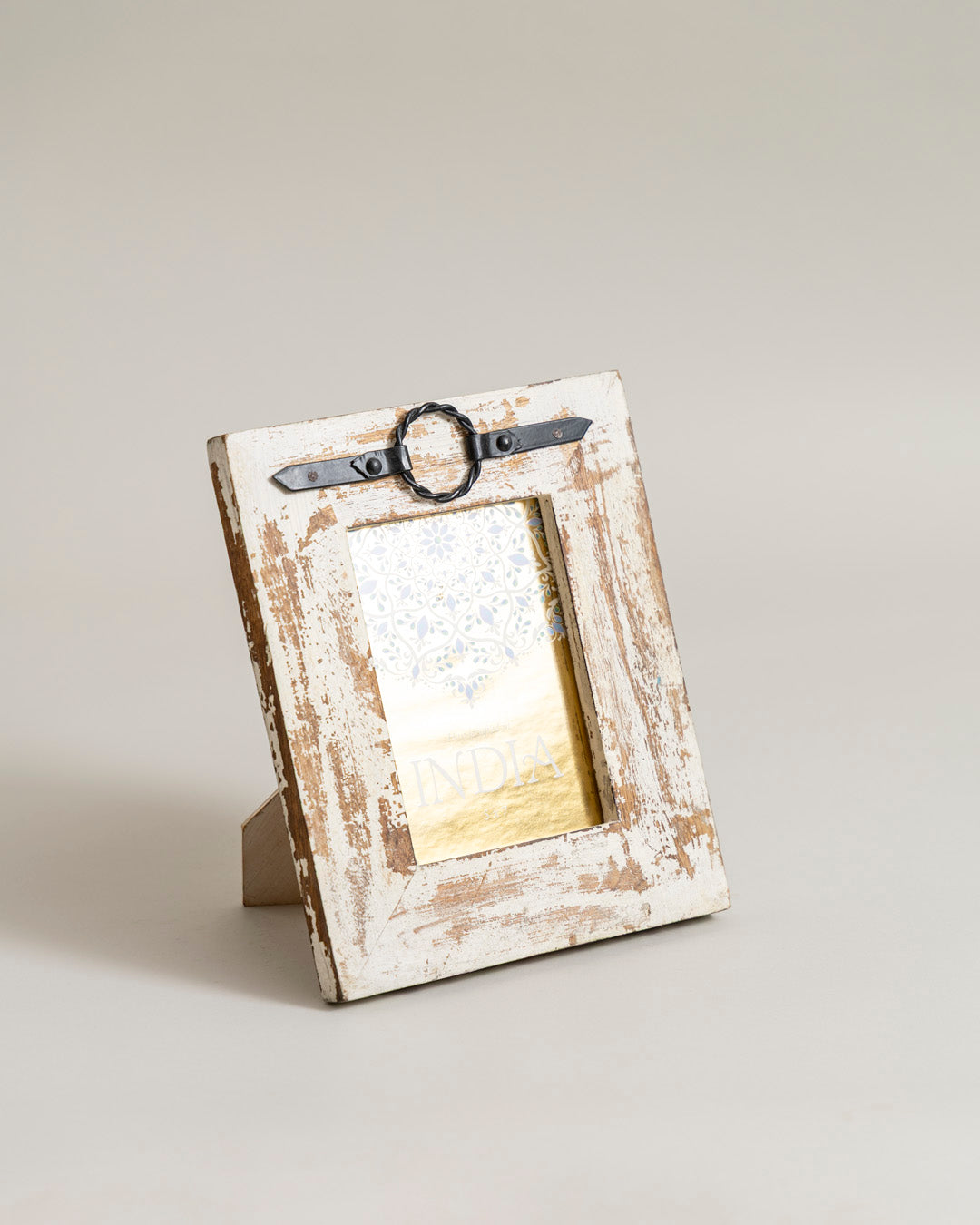 Rustic Saddle Buckle Photo Frame 