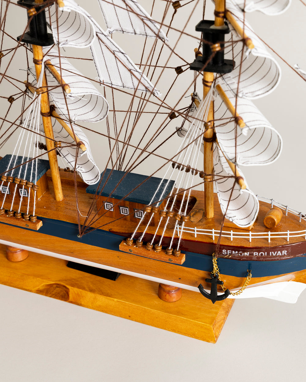Simon Bolivar Maritime Decorative Ship Model