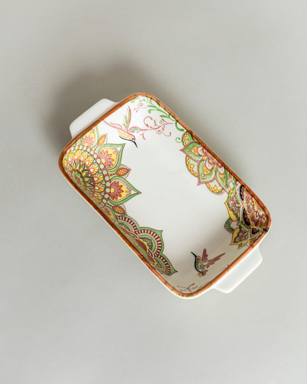 Floral Print Baking Dish 