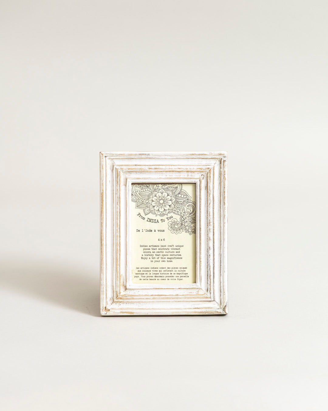 Classic Rustic Ivory Photo Frame 