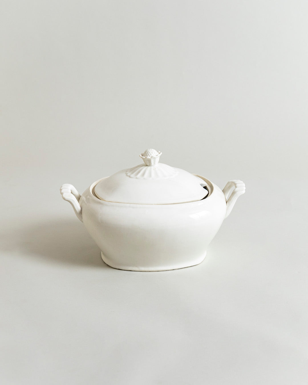 Ivory Grace Casserole with Serving Spoon 