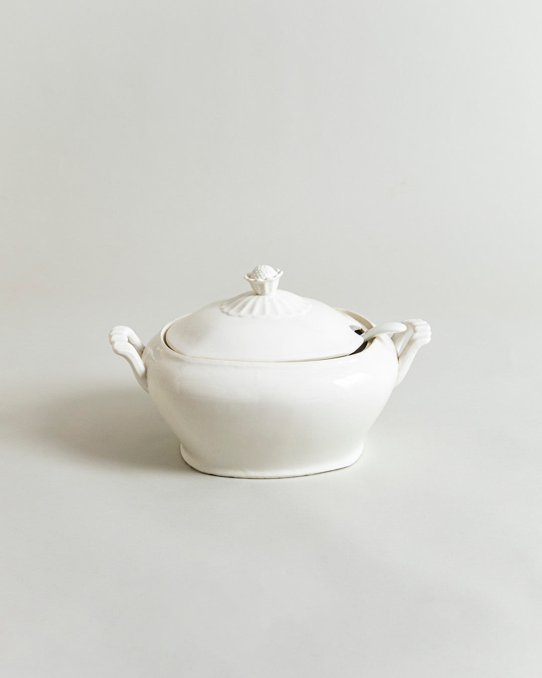 Ivory Grace Casserole with Serving Spoon 