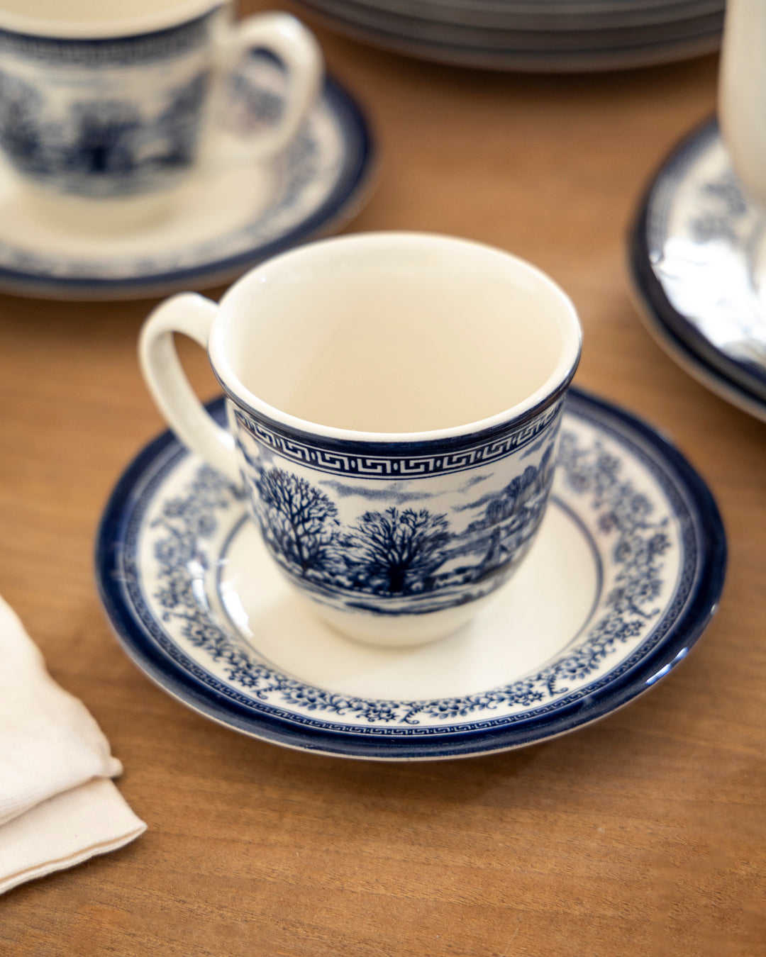 Halcyon Blue - 19 Piece Tea Set 