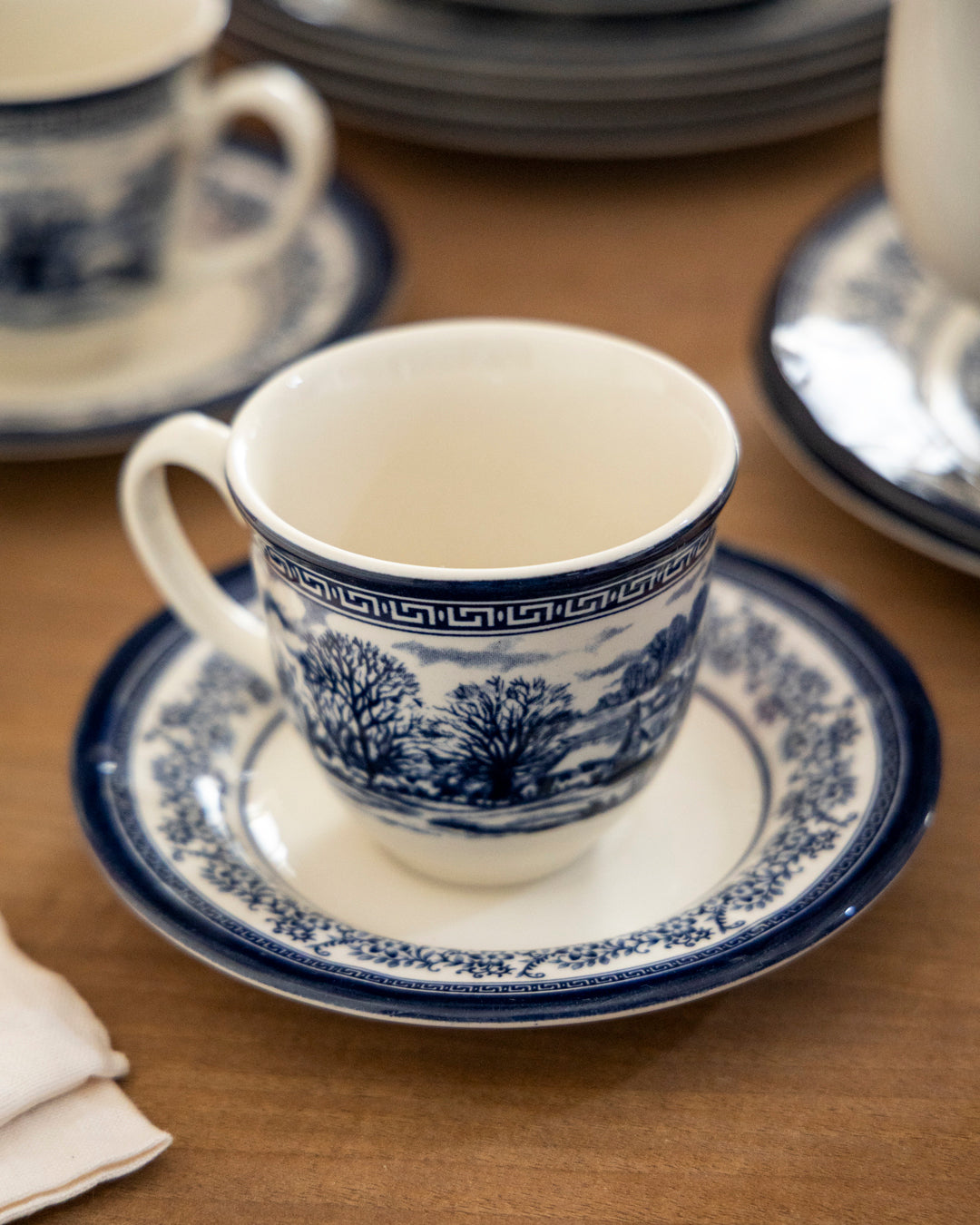 Halcyon Blue - 19 Piece Tea Set 