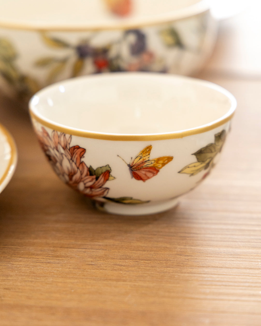 Vintage Garden Bloom - 21 Piece  Dinner Set 