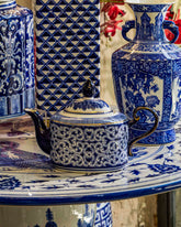 Classic Blossom Ceramic Tea Kettle 