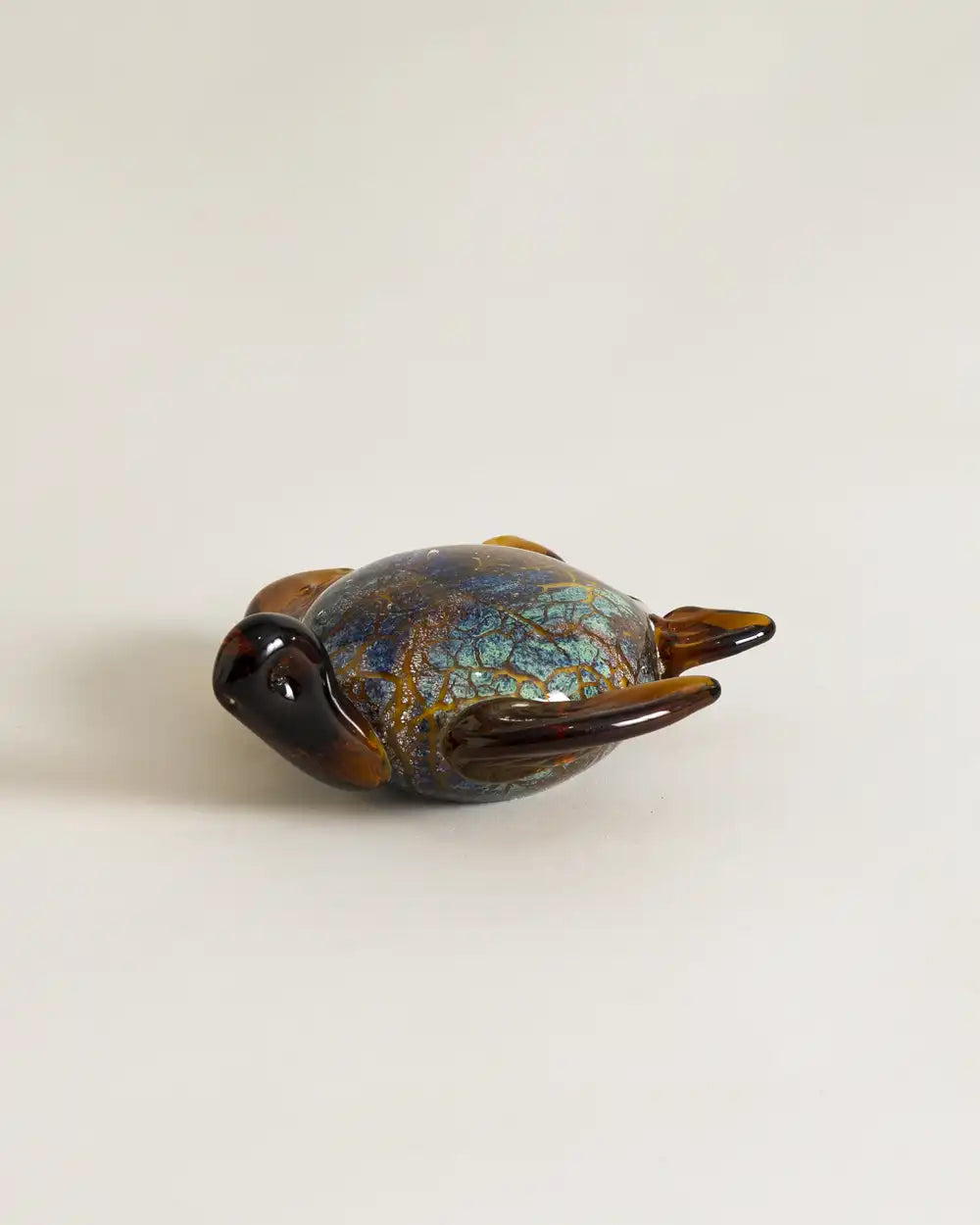 'Aqua Elegance' The Glass Turtle Figurine