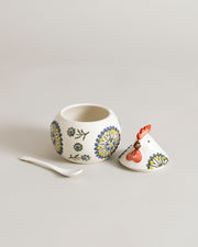 Farmhouse Rooster Condiment Server - Green