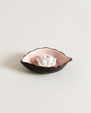 Lotus Bliss Bodhi Leaf Incense Holder Pink- Small