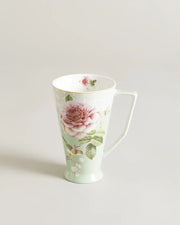 The Sage Blossom Songbird Footed Mug
