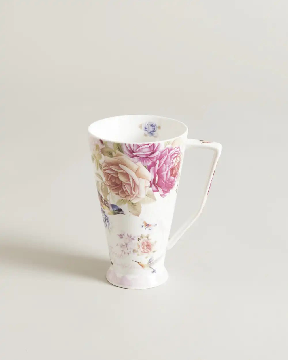 The Whispering Petals Footed Mug
