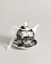 The Midnight Botanical Tea for One Set
