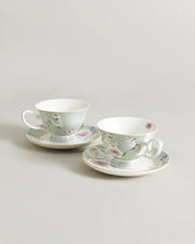Enchanted Meadow Cup & Saucer - Set of 2