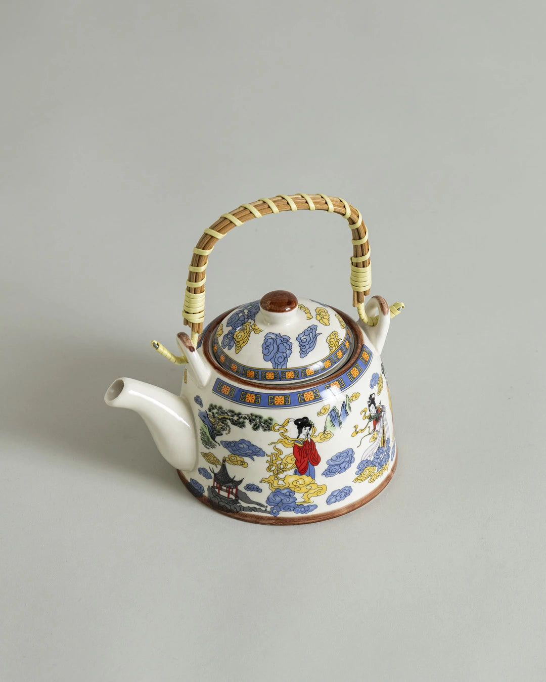 Celestial Pavilion Ceramic Tea Kettle