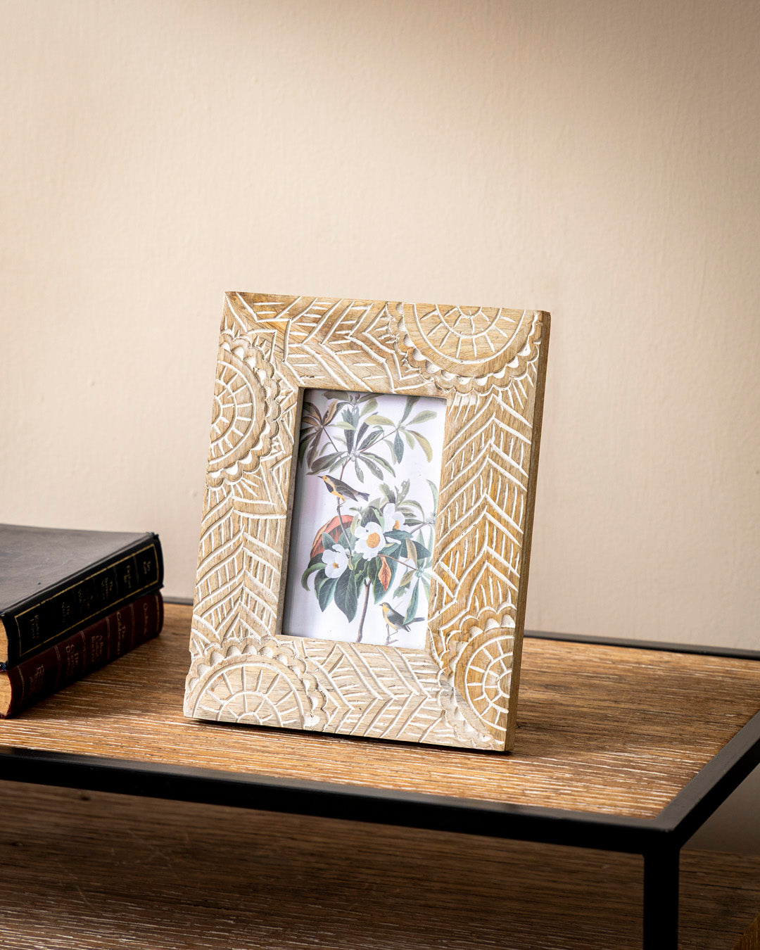 Royal Mandala Carved Photo Frame 