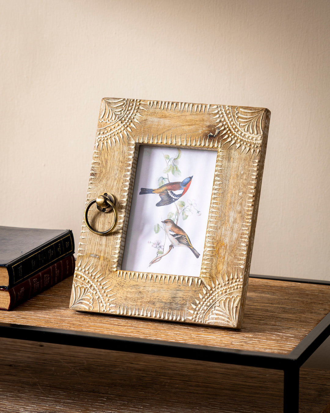 Royal Handcrafted Ring Accent Photo Frame 