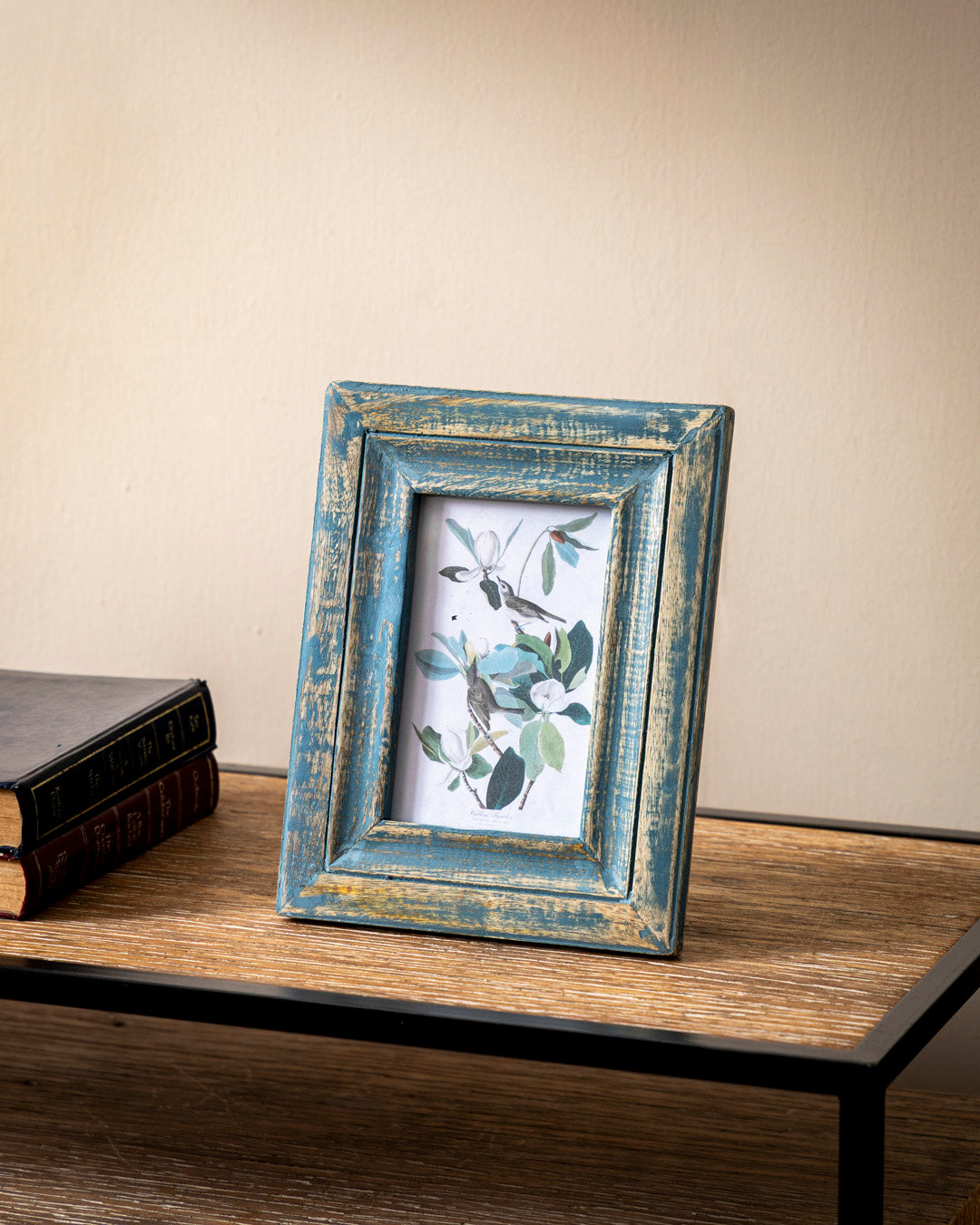 Coastal Blue Distressed Photo Frame 