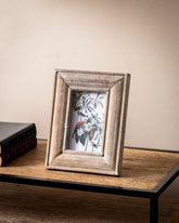Rustic Whitewashed Wood Photo Frame 