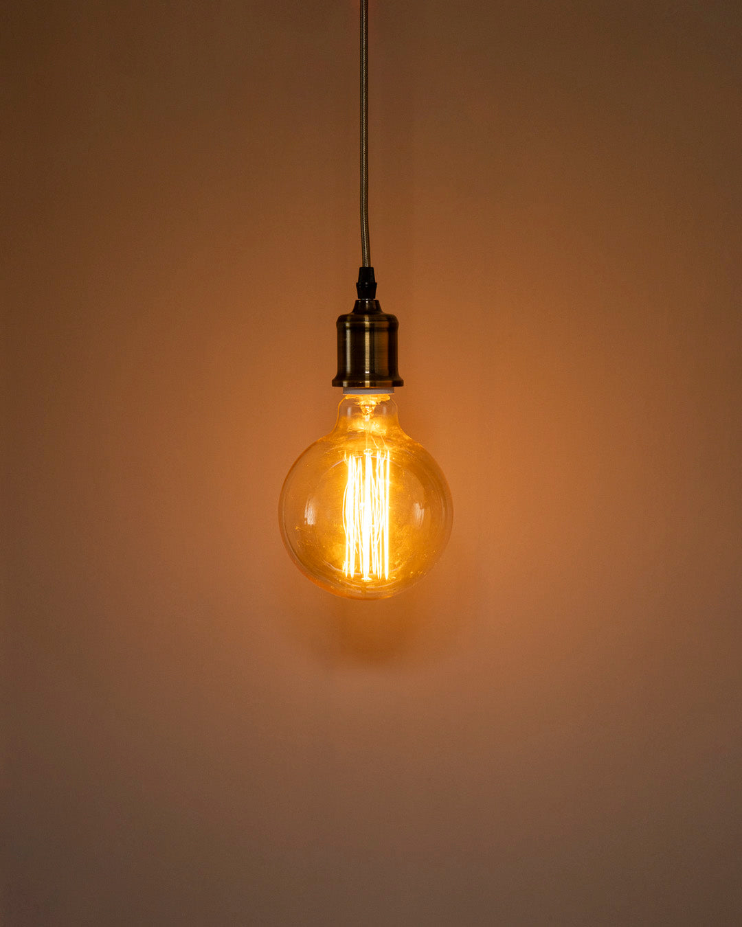 Retro Decorative Bulb - Amber 