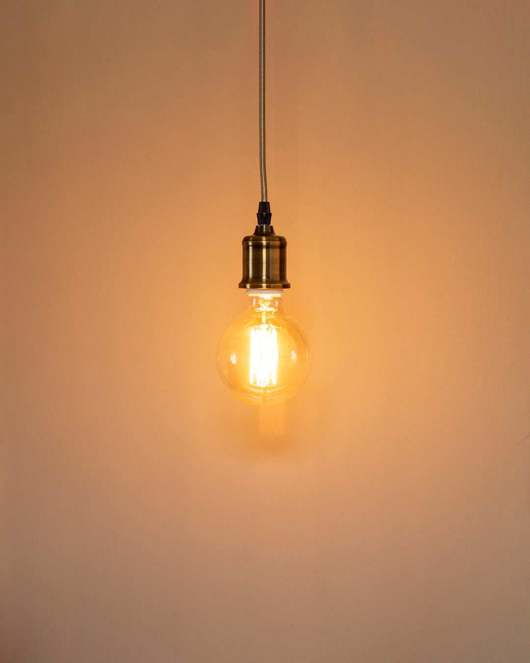 Amber Globe Decorative Bulb
