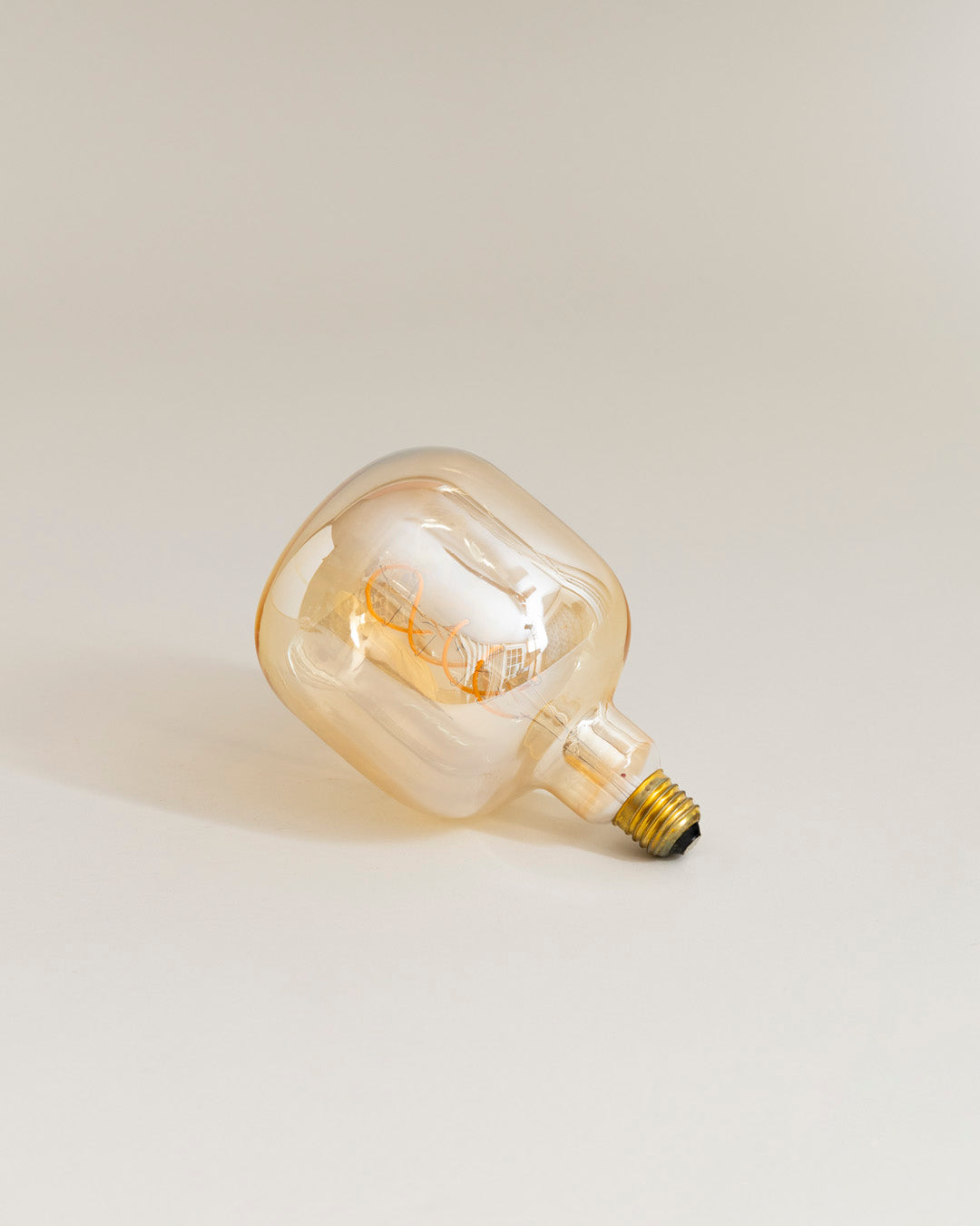 Amber Glass Statement LED Bulb 