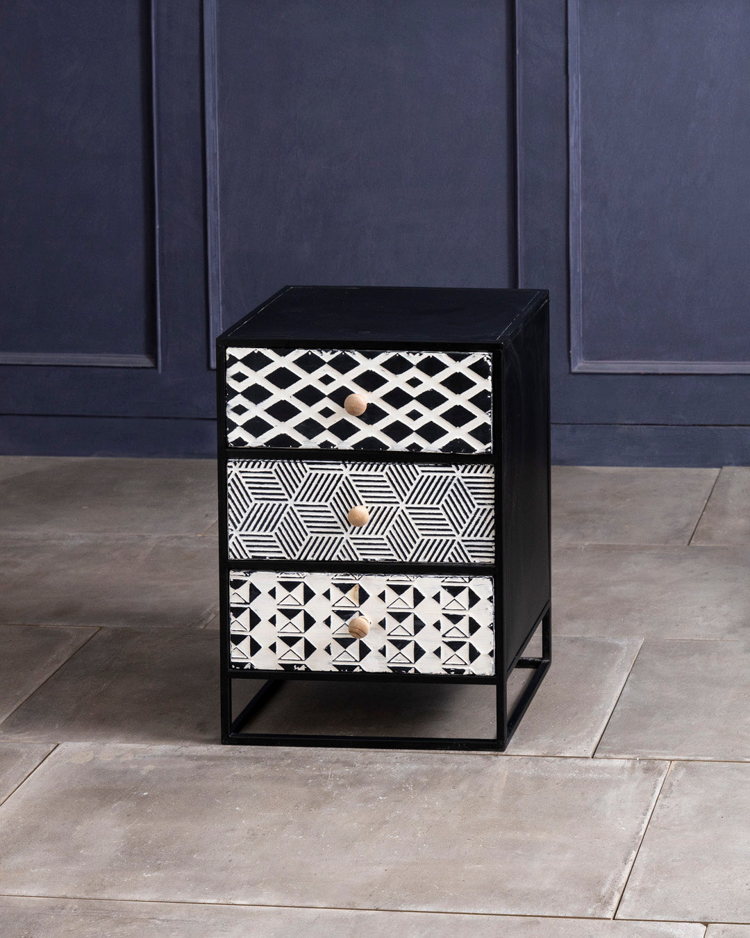 Mosaic Charm Bedside Table 