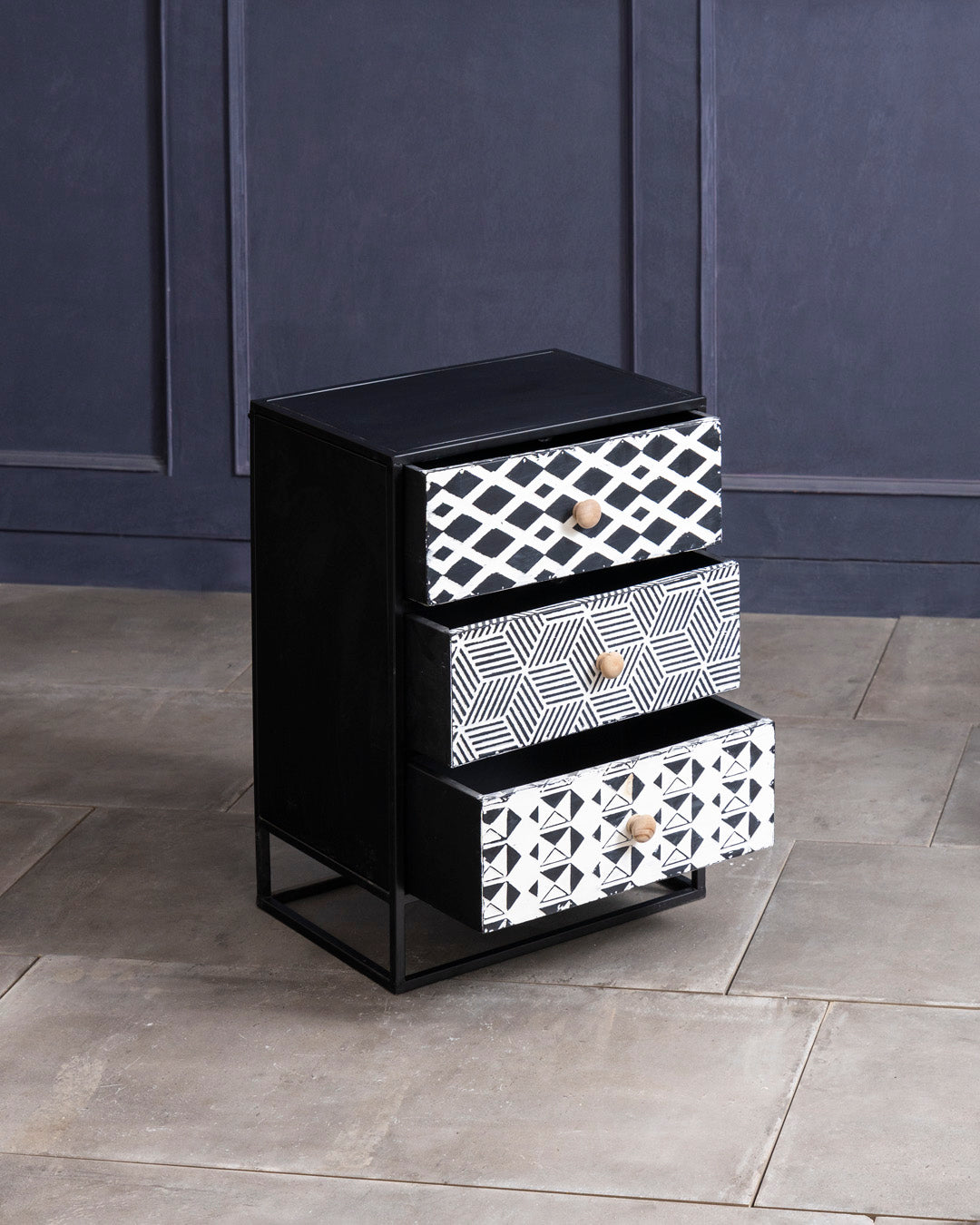 Mosaic Charm Bedside Table 