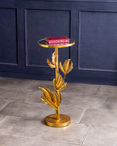 Golden Leaf Accent Table 