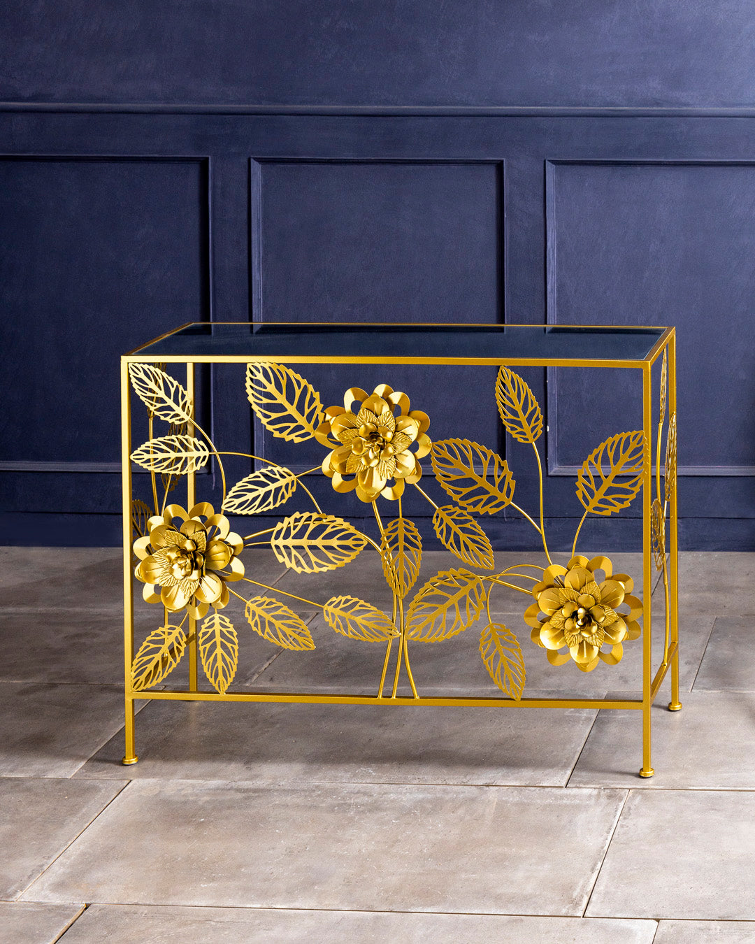 Golden Garden Console Table - Medium