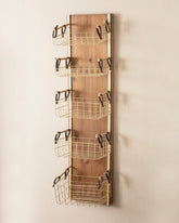 Harvest Basket Wall Organizer 