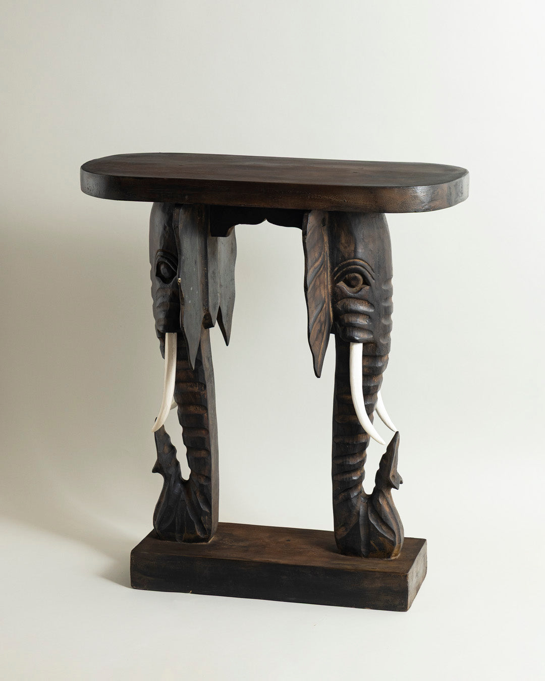 Royal Dual  Elephant Console Table - 75 CM 