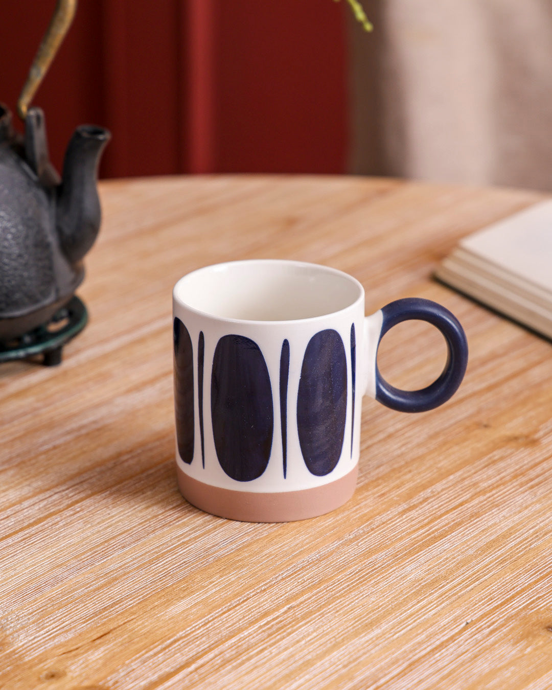 Blue & White Sunrise Charm Mug 