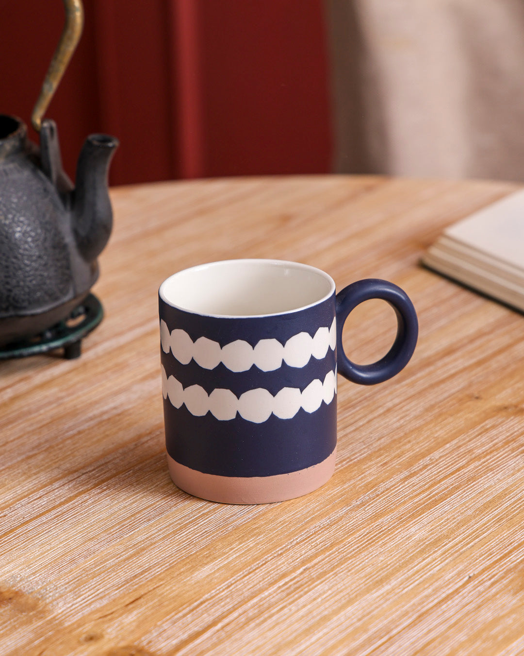 Blue & White Sunrise Charm Mug 