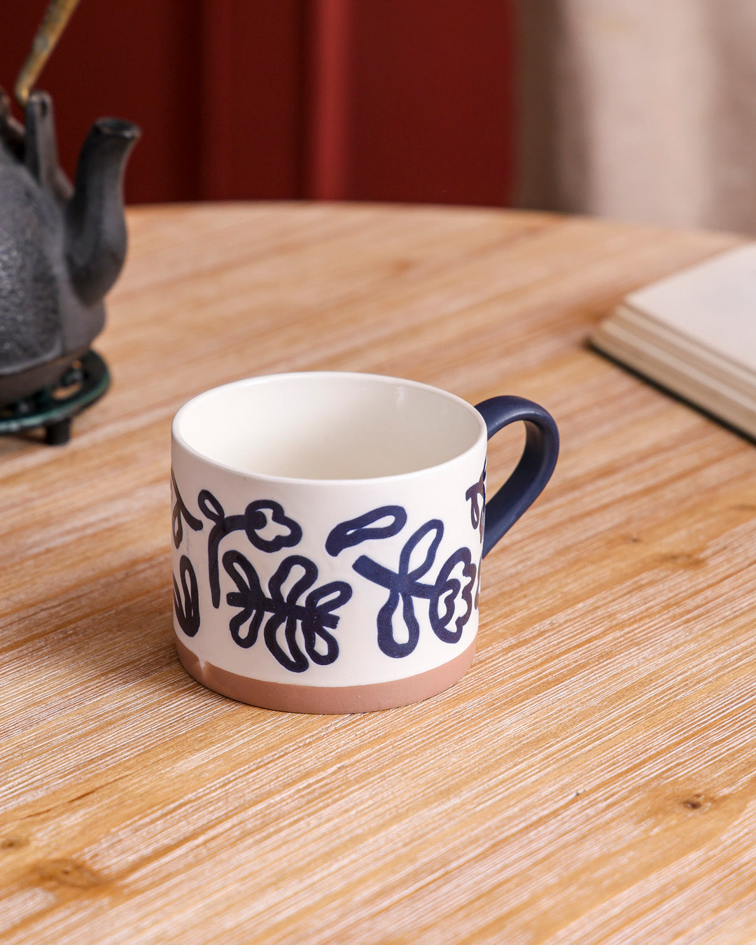 Blue & White Sunrise Charm Mug 