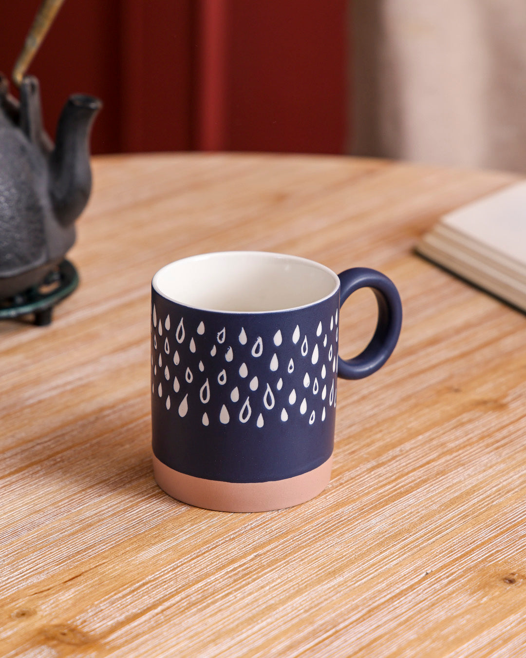 Blue & White Sunrise Charm Mug 